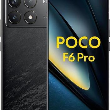 Xiaomi Poco F6 PRO 5G + 4G LTE 512GB + 12GB Global Version Unlocked 6.67" 120Hz 50Mp Triple Camera (Tmobile Mint Tello & Global) + (w/Fast Car 51W Bundle) (Black Global ROM)