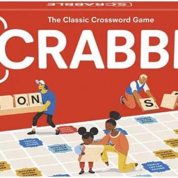 Hasbro Gaming Scrabble Board Game,Word Game for Kids Ages 8 and Up,Fun Family Game for 2-4 Players,The Classic Crossword Game