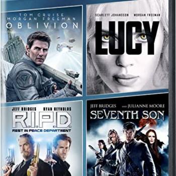 Sci-Fi 4-Movie Series (Oblivion / Lucy / R.I.P.D. / Seventh Son) [DVD]