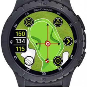 SkyCaddie LX5 Golf GPS Watch - Touchscreen Golf Range Finder & Shot Tracker Smartwatch w/ 35K Courses, IntelliGreen, Holevue, & Digital Scorecard - Bundle with PlayBetter Portable Charger