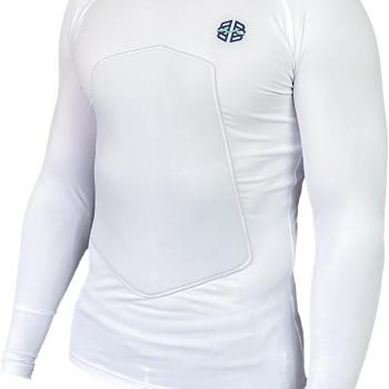 SPF 50+ 5mm Padded Rash Guard for Surfing, Boogie, Scuba