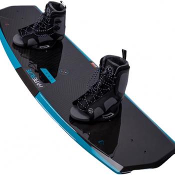 Hyperlite State 2.0 Mens Wakeboard 130 W/Remix Bindings Black/Blue (7-10.5)