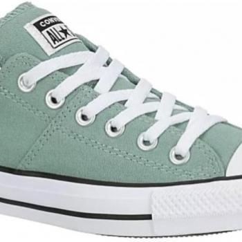 Converse Unisex Chuck Taylor All Star Madison Low Canvas Sneaker - Lace up Closure Style - Green White