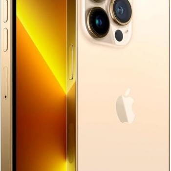 Apple iPhone 13 Pro, 128GB, Gold - Unlocked (Renewed)