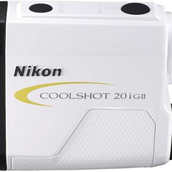 Nikon Coolshot Golf Laser Rangefinder Bundle with 3 CR2 Batteries and a Lumintrail Cleaning Cloth (20 GII & 20i GII)