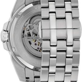 Bulova Men's Classic Sutton 3-Hand 21-Jewel Automatic Watch, 42 Hour Power Reserve, Skeleton Dial, Luminous Hands, 100M Water Resistant, 43mm