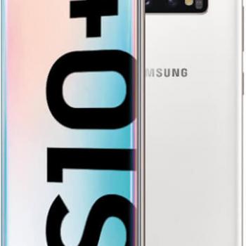 Samsung Galaxy S10+ Plus 1TB / 12GB RAM SM-G975F/DS Hybrid/Dual-SIM (GSM Only, No CDMA) Factory Unlocked 4G/LTE Smartphone - International Version No Warranty (Ceramic White)