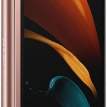 Samsung Electronics Galaxy Z Fold 2 5G | Factory Unlocked Android Cell Phone | 256GB Storage | US Version Smartphone Tablet | 2-in-1 Refined Design, Flex Mode | Mystic Bronze (Renewed)