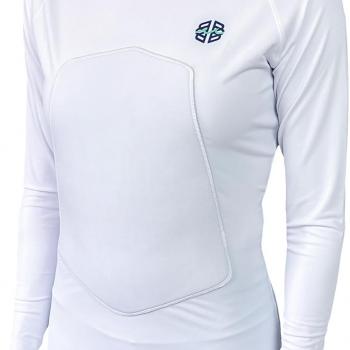 SPF 50+ 5mm Padded Rash Guard for Surfing, Boogie, Scuba