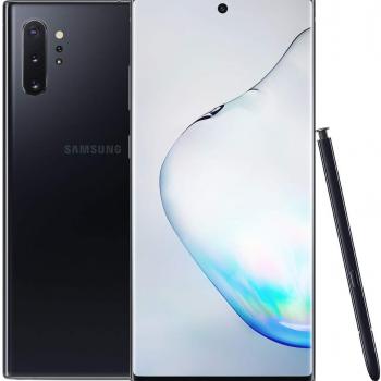 Samsung Galaxy Note 10+ N975F/DS, 4G LTE, International Version (No US Warranty), 256GB, Aura Black - GSM Unlocked (Renewed)