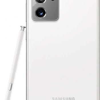 SAMSUNG Galaxy Note 20 Ultra 5G, Factory Unlocked, 128GB, S Pen Included, 6.9” Infinity-O Display Screen, Long Battery Life, US Version, Mystic White