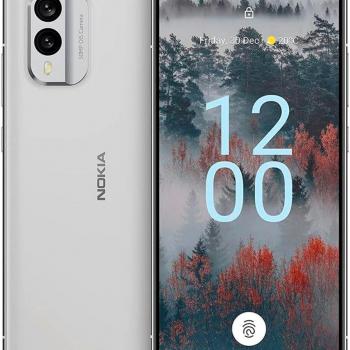 Nokia X30 5G Dual-Sim 256GB ROM + 8GB RAM (GSM only | No CDMA) Factory Unlocked 5G Smartphone (Ice White) - International Version