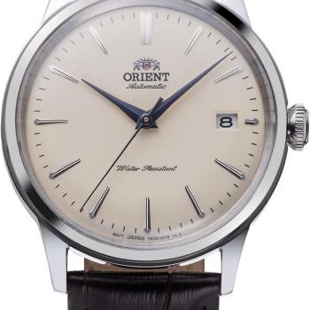 Orient Bambino 38 mm – Men's Automatic and Manual Winding Mechanical Classic Leather Strap Stainless Steel Case Analogue Display – RA-AC0M