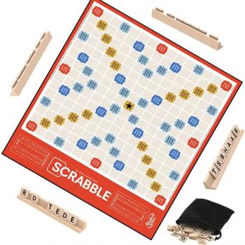 Hasbro Gaming Scrabble Board Game,Word Game for Kids Ages 8 and Up,Fun Family Game for 2-4 Players,The Classic Crossword Game