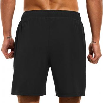 HODOSPORTS Mens Swimsuit Trunks 7" Quick-Dry Swim Shorts with Compression Liner and Zipper Pockets