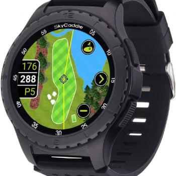 SkyCaddie LX5 Golf GPS Watch - Touchscreen Golf Range Finder & Shot Tracker Smartwatch w/ 35K Courses, IntelliGreen, Holevue, & Digital Scorecard - Bundle with PlayBetter Portable Charger