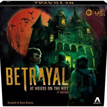 Avalon Hill Hasbro Gaming Betrayal at The House on The Hill 3rd Edition Cooperative Board Game,Ages 12 and Up,3-6 Players,50 Chilling Scenarios