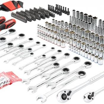 TRUE MECHANIC™ 303-Piece Mechanics Tool Set and Socket Set, Professional, SAE/Metric