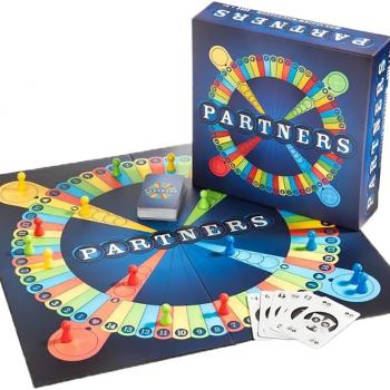 PARTNERS Board Game | 1st USA Edition | A 4 Player Strategy Board Game Played in Teams of 2 | Perfect for Game Night with Family, Friends, Adults, Teens, All Ages