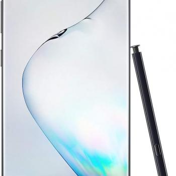 Samsung Galaxy Note 10+ Plus (5G) Single-SIM SM-N976B 256GB Factory Unlocked 5G Smartphone - International Version (Aura Black)