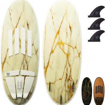 South Bay Board Co. - 63” / 54" / 52" Wakesurf Board - Best Performance Wake Surfboards for Kids & Adults - Durable Compressed Fiberglassed Wake Surf Board - Pre-Installed Wax-Free Foam Traction