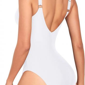 Holipick Women One Piece Bathing Suit Tummy Control Swimsuit Slimming Push Up Swimwear