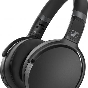 Sennheiser Consumer Audio HD 450SE Black Bluetooth 5.0 Wireless Headphone with Alexa Built-in - Active Noise Cancellation, 30-Hour Battery Life, USB-C Fast Charging, Foldable - Black