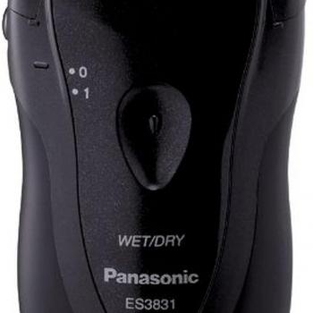 Panasonic Electric Razor for Men, Cordless Wet Dry Lightweight Shaver with Ergonomic Grip, ES3831K, Black