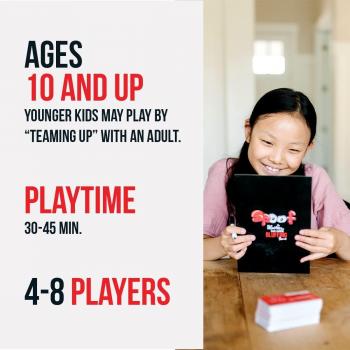 Inspiration Play Spoof - Family Party Bluffing Board - Games for Kids Ages 8-12, Teens, & Adults - for Game Night