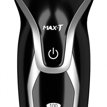 MAX-T Men Electric Razor, Rechargeable Wet & Dry Rotary Electric Shaver for Men (Black)