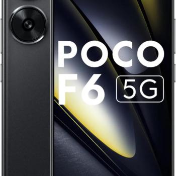 Xiaomi Poco F6 5G + 4G LTE 256GB + 8GB Global Version Unlocked 6.67" 120Hz 50Mp Triple Camera (Tmobile Mint Tello & Global) + (w/Fast 51W Bundle) (Black (Global ROM))