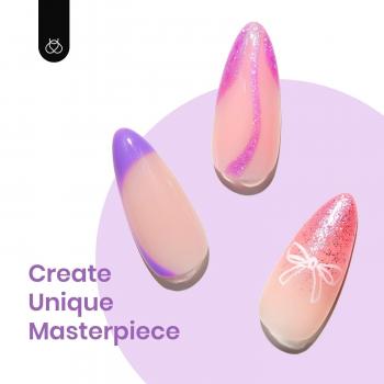 Beetles Gel Nail Polish Set-6 Pcs Summer Gel Nail Polish Colors Dream Pink Glitter Red Purple Yellow Neon Gel Polish Soak Off Nail Lamp Uv Gel Shimmer Polish Manicure Kit Gifts for Women