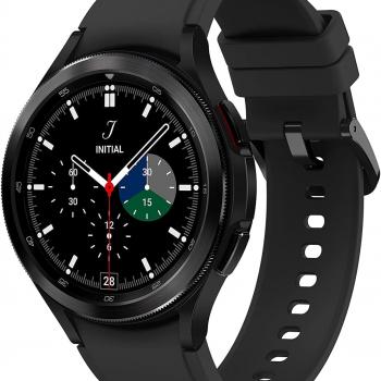 SAMSUNG Galaxy Watch 4 LTE 46mm Smartwatch with ECG Monitor Tracker for Health, Fitness, Running, Sleep Cycles, GPS Fall Detection, LTE, US Version, Black