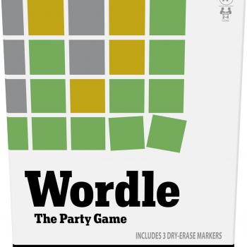 Hasbro Gaming Wordle The Party Game for 2-4 Players, Official Wordle Board Game Inspired by New York Times, Games for Ages 14+, Word Games