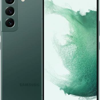 SAMSUNG Galaxy S22 5G (128GB, 8GB) 6.2" AMOLED 2X, 50MP 4K Camera, Global 5G Volte (Fully Unlocked for AT&T, Verizon, T-Mobile, Global) S901U1 (w/ 25W Charge Cube, Green)