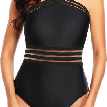 Tempt Me Women Crisscross One Piece Swimsuit Tummy Control Bathing Suit Front Crossover Swimwear