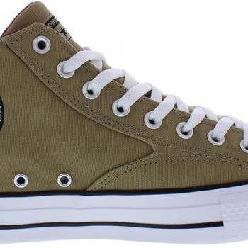 Converse Unisex Chuck Taylor All Star Malden Street Mid High Canvas Sneaker - Lace up Closure Style - Roasted/Cherry Vison/Black