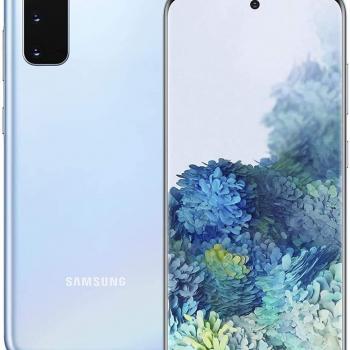 SAMSUNG Galaxy S20 5G (128GB, 12GB) 6.2" 120Hz AMOLED, Snapdragon 865, Canada 5G Only/Global 4G LTE (GSM + CDMA) Unlocked (AT&T, Verizon, T-Mobile, Metro) International Model SM-G981W (Cloud Blue)