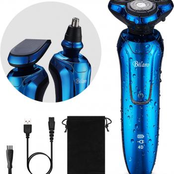 Electric Razor for Men, Electric Shavers for Men, Men's Electric Razors for Shaving Face Rotary LED Display, Electric Razors for Men Face Cordless Floating Head Rechargeable Waterproof Wet Dry