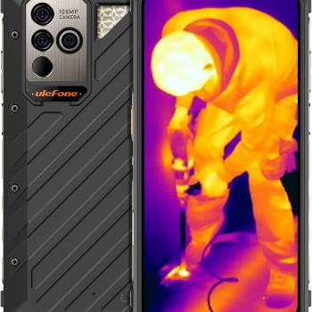 Ulefone Power Armor 19T 4G Rugged Phone, Thermal Imaging Camera 108MP Main Camera, 17GB+256GB MTK Helio G99, 9600mAh, QI 15W Wireless Charging, 6.58” FHD+ Corning Gorilla Screen, Android 12