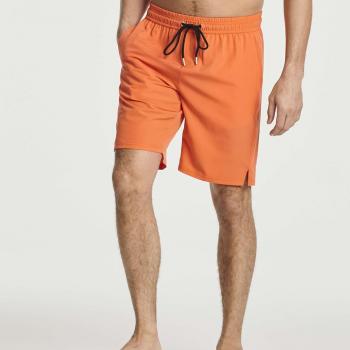 Real Essentials 3 Pack: Men's 9" Inch 2 in 1 Board Shorts with Compression Liner - Bathing Suit with Back Flap Pocket