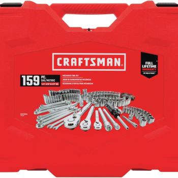 CRAFTSMAN Mechanics Tool Set, SAE/Metric, 159Piece (CMMT12025)