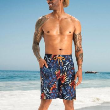 APTRO Men's Swim Trunks with Compression Liner 9" Board Shorts with Zipper Pocket Bathing Suit Swimwear