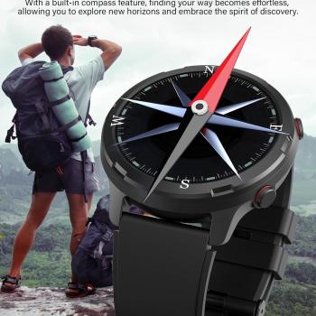 GPS Smart Watch for Men Women, Rugged Outdoor Watch with GPS and Compass, Fitness Tracker with Heart Rate Blood Oxygen Sleep Monitor, IP68 Waterproof, 1.32" Touch Screen, Compatible Android iOS iPhone