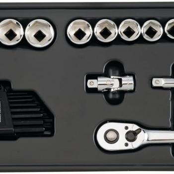 CRAFTSMAN Mechanic Tool Set, 104 Pieces, Includes 20.5” Drawers, 3-Compartments (CMMT45068)