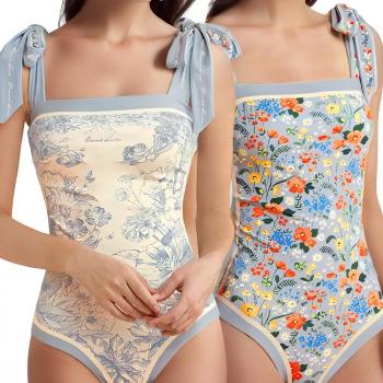 Reversible Floral Sexy One Piece Bathing Suit for Women One Piece Swimsuit Womens One Piece Swimsuits Womens Swimsuits