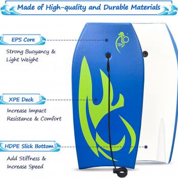 Body Board Lightweight with EPS Core