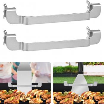 2Pcs Griddle Spatula Holder, Suitable for Blackstone, Camp Chef, Royal Gourmet, Outdoor Grilling Essential Accessories, Griddle Tool Holder