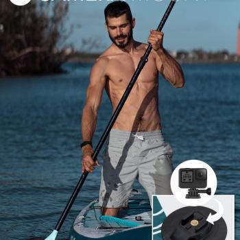 DAMA Premium Inflatable Stand Up Paddle Board (6 inch Thick), sup Board for Adults, SUP, Yoga Boards, Fishing Paddle Boards w/SUP Accessories, 4pcs Kayak Paddle, 32” Wide Stance, Non-Slip Deck