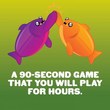 Exploding Kittens Happy Salmon: The 90-Second Family-Friendly Party Card Game for Adults, Teens & Kids